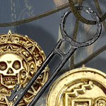 POTC Coin Necklace and Key Bundle