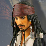 Jack Sparrow Pirates of the Caribbean Replica Action Figure by Medicom 