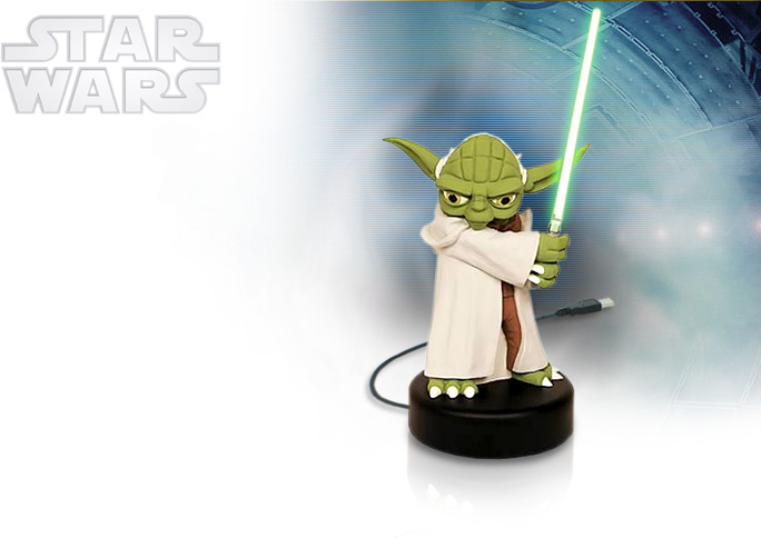 NobleWares Image of Star Wars Talking Yoda USB Desk Protector STAR44 by Underground Toys