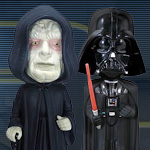 Star Wars Bad Boys Darth Vader 8245 and Emperor Palpatine 8363 Mini Bobble Heads by Funko
