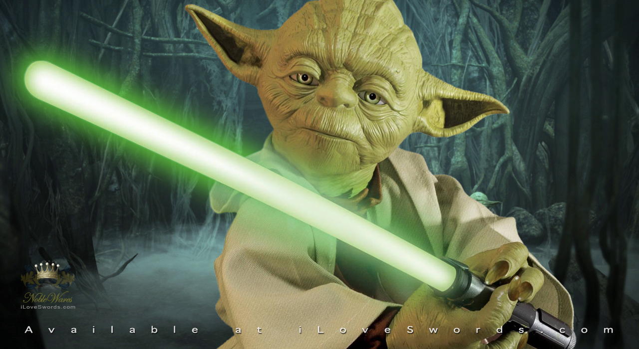 You can follow along as he demonstrates his advanced Lightsaber techniques or send him on the attack. Only Yoda can perform his lethal 360-Spin attack. 