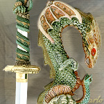 Decorative Model 263 Dragon Wakizashi by Marto of Spain
