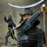 YTC 6946 Ren Samurai Warrior Cold Cast Sculpture by YTC Summit International Inc.