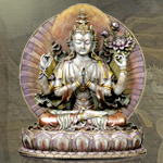 Summit Collection 6353 Cold Cast Stone Resin Avalokiteshvara