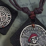 LEATHER PIRATE NECKLACES 