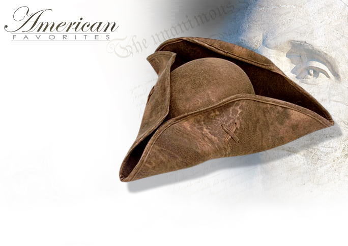 NobleWares Image of Revolutionary War Colonial Style Tricorne Hat 10-18
