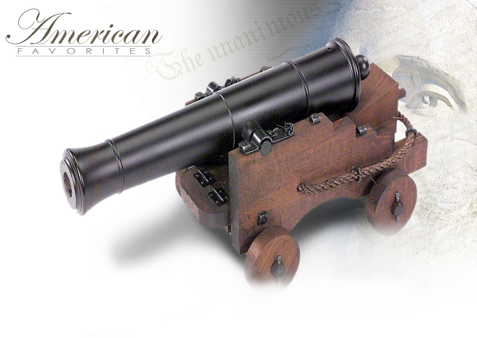 NobleWares Image of Old Ironside Black Powder Cannon Kit model KCN-8052 by Traditions