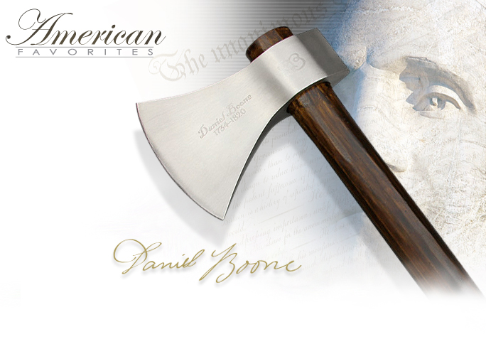 NobleWares Image of Daniel Boone functional Throwing Axe DBAXE by Boone Knife Company