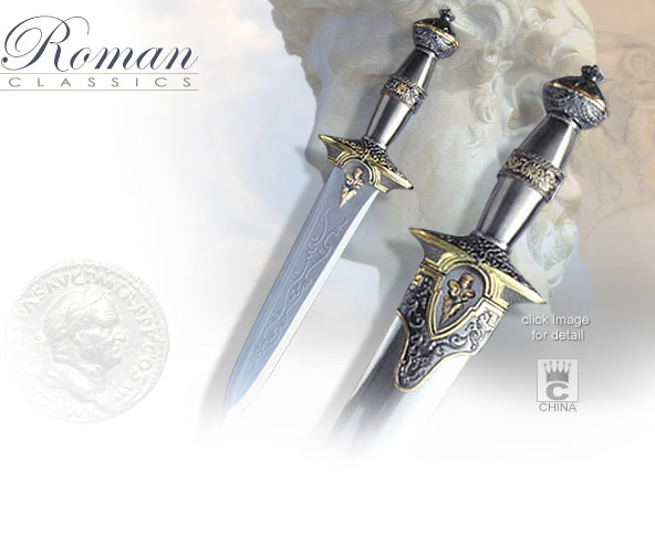 Image of Roman Dress Dagger with scabbard H-71 made in China