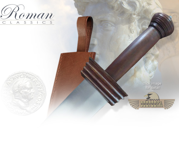 Image of Roman Gladiator Dagger with scabbard AH4233 by Deepeeka