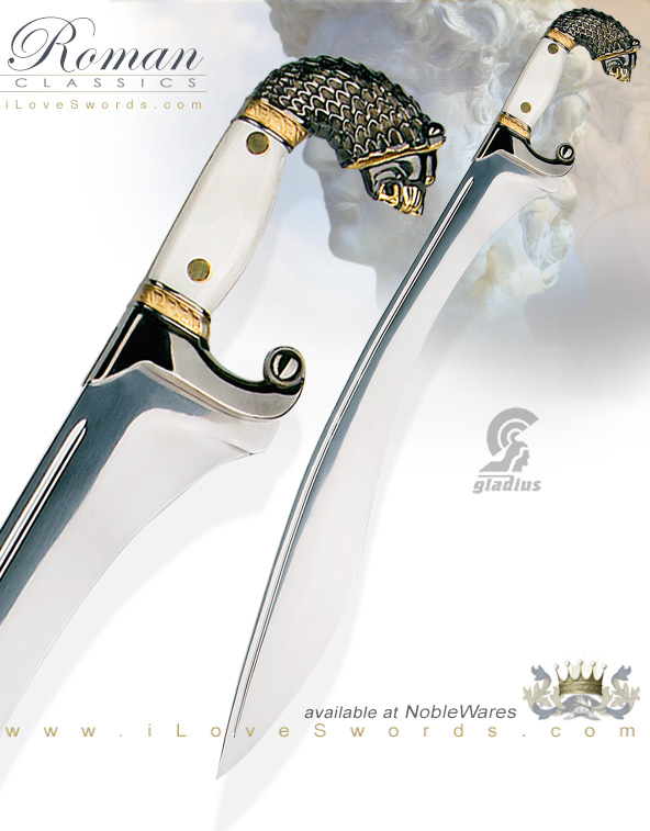 Large Image of Persian War Kopis sword of Alexander the Great SG269 by Art Gladius of Spain