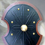 PSUA1611 Greek Leather Shield