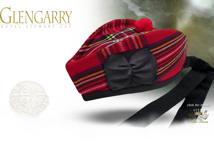 image of Scottish Royal Stewart Glengarry Hat