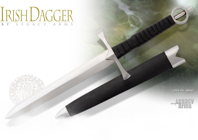 IP002 Irish Dagger and Sheath by Legacy Arms