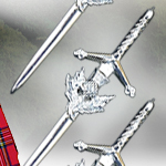 Scottish Claymore Kilt Pins Claymore Thistle Kilt Pin, St Andrew Kilt Pins