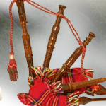 Junior Rosewood Toy Bagpipe NW401 made in Pakistan