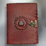Swing Pin Latch Closure 5"x7" Hand-Tooled Genuine Leather Journal 242560-WL