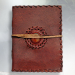 String-Tie Closure 5"x7" Hand Stitched Genuine Leather Journal 242560-WS