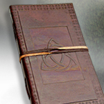 String-Tie Closure 5"x9" Triquetra Genuine Leather Journal 242575-WS