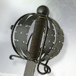 Rustic Replica Antique Basket Hilt Sword 901133