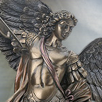 Cold Cast Bronze Resin Statue St. Michael Archangel 7367 by YTC Summit