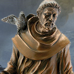 Cold Cast Bronze St. Francis Statue 7674 by YTC Summit