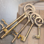 Old West Replica Antiqued Brass Jailer's Keys 714 by Denix