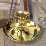 Ranch House Solid Brass Candle Holder Set