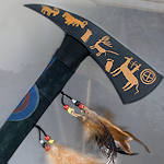 Indian Tribal Tomahawk with Display BK1516